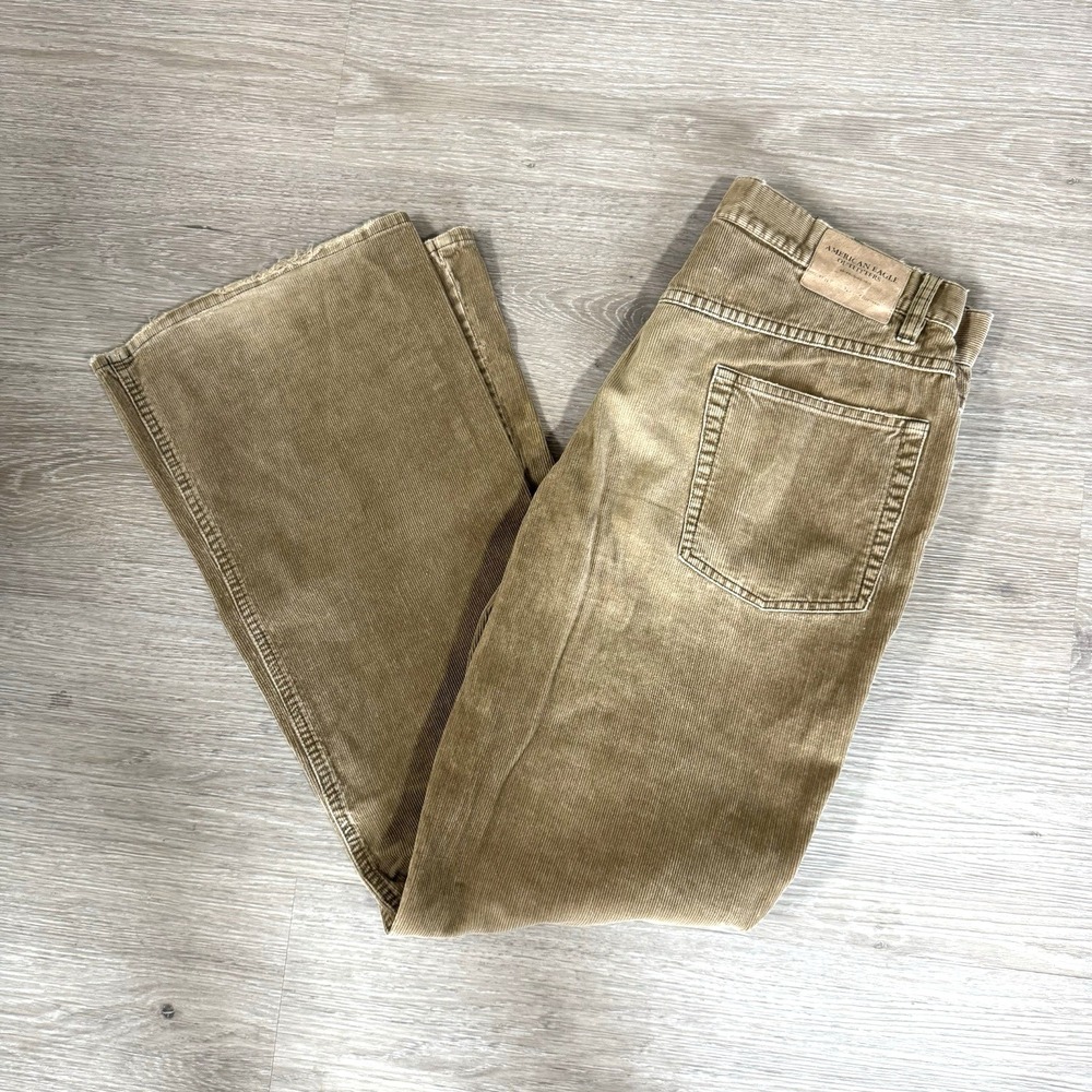VTG American Eagle Outfitters Brown Baggy Corduroy Pants Men's 32x32